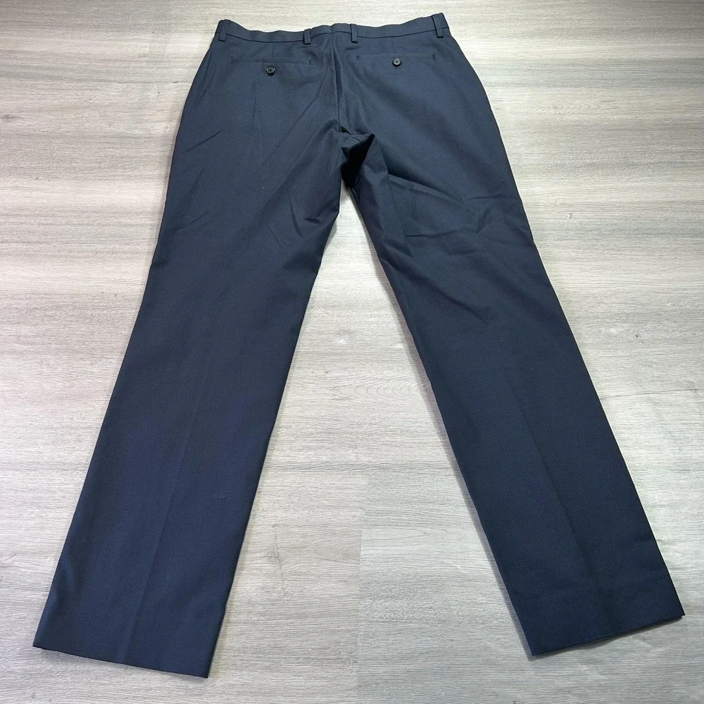 Banana Republic Pants Mens 33x32 Blue Slim Fit Stretch Chino Dress Casual Office